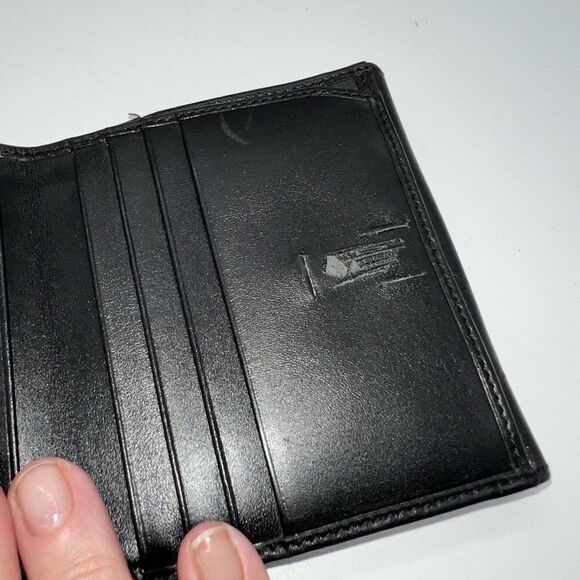 Gucci Suede and Leather Bi Fold Coin Purse Wallet (See photos and description) - Picture 7 of 11